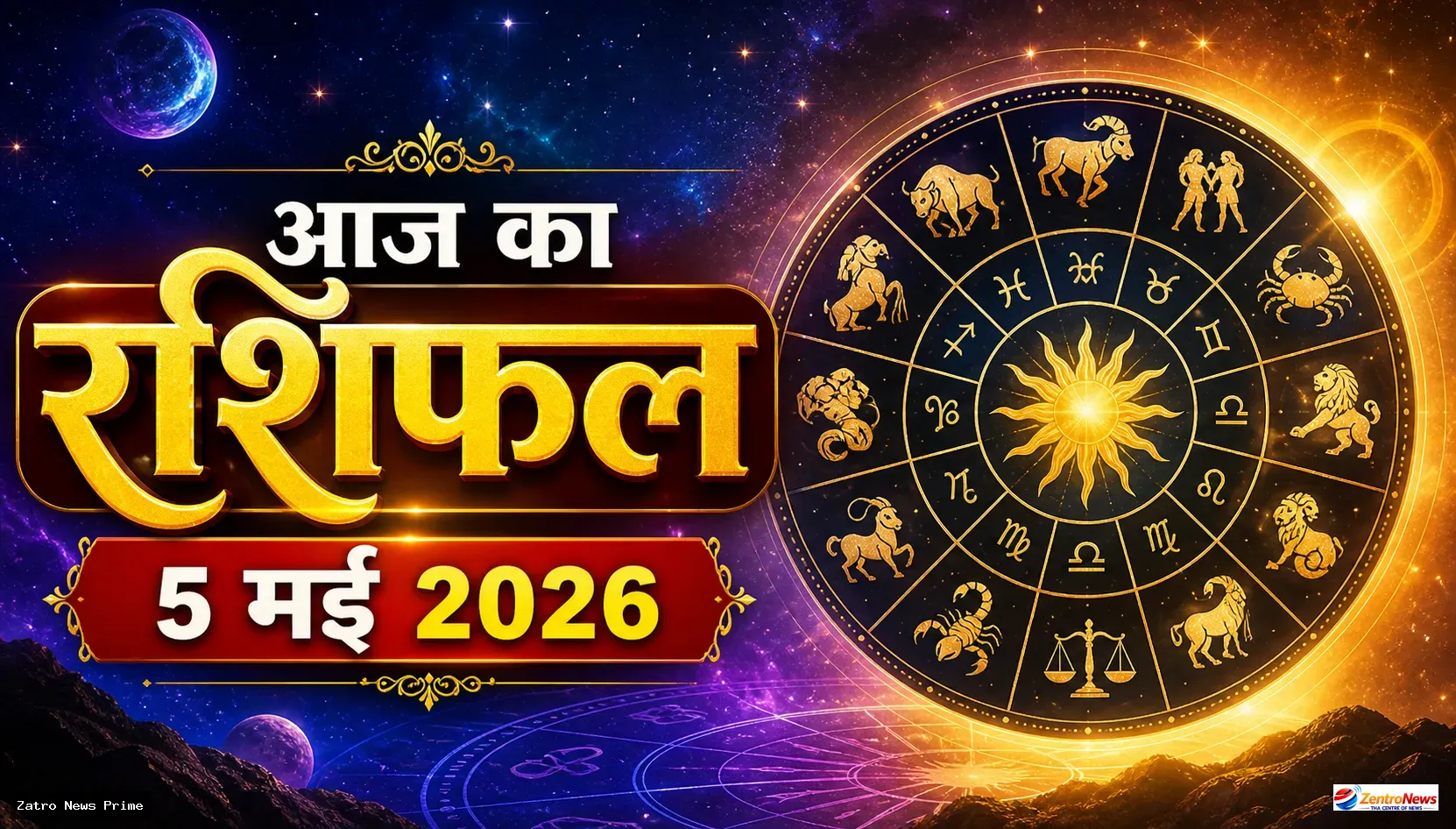 आज का राशिफल: इन 4 राशियों के लिए खुशखबरी, आपका दिन कैसा रहेगा?